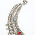 F856 Breast plate Afghan silver and set glass stones. 17 x 21 cms - The Nomads Tent